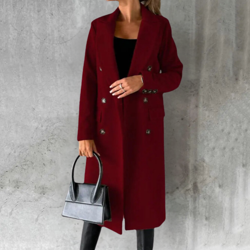 Sigrid™ | Elegant trenchcoat i ull