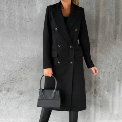 Sigrid™ | Elegant trenchcoat i ull