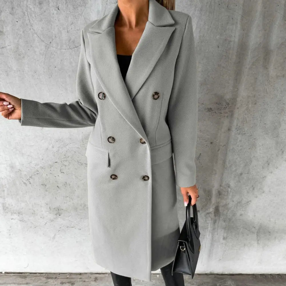 Sigrid™ | Elegant trenchcoat i ull