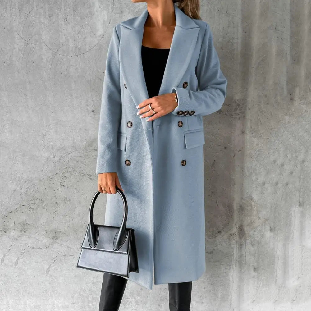 Sigrid™ | Elegant trenchcoat i ull